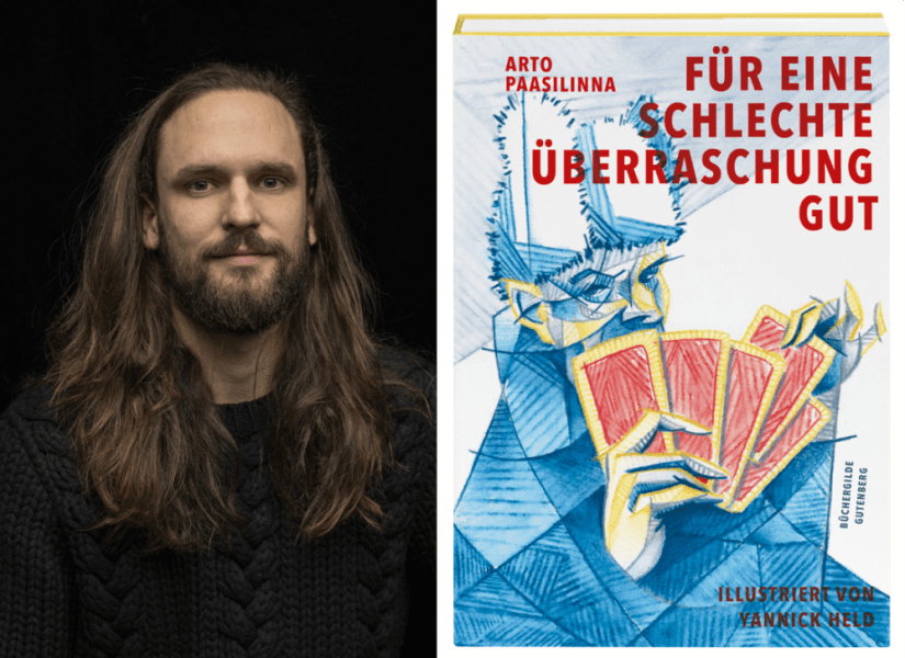 Yannick Held und die Büchergilde-Ausgabe von Für eine schlechte Überraschung gut